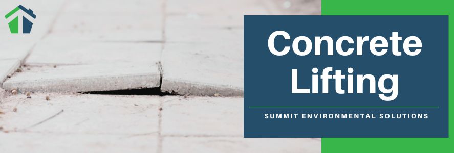 Concrete Lifting and Leveling - Summit Environmental Solutions - Fredericksburg VA - Fairfax VA - Arlington VA - Northern Virginia Concrete Lifting
